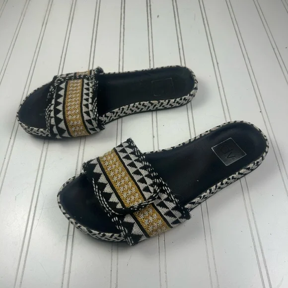 Dolce Vita Tribal Print Slide Sandals Women’s Size 7.5 - Picture 4 of 8